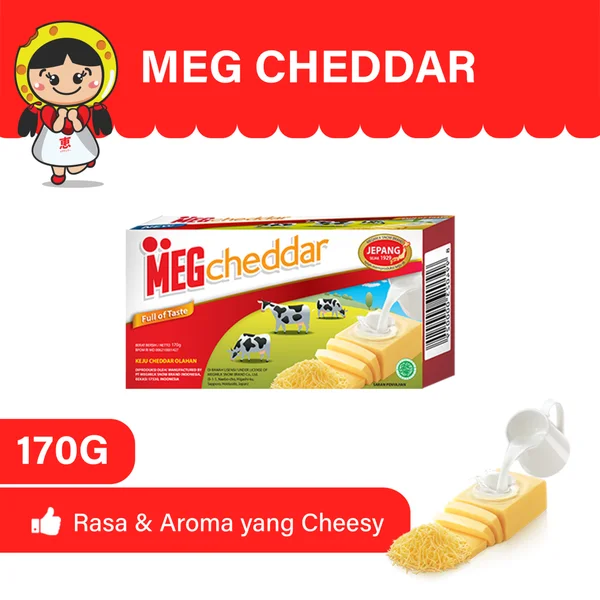 Meg Cheddar 170 Gram