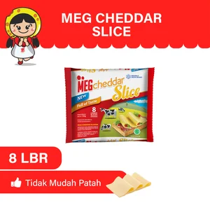 Meg Cheddar Slice 8 Lembar