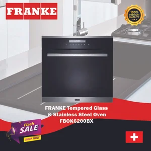 FRANKE Tempered Glass & Stainless Steel Oven 60 Cm - FBO6200BX