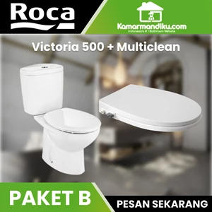 ROCA paket hemat Toilet Victoria 500 dan multiclean roca bergaransi