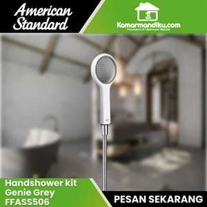 Kit Shower Tangan Standar Amerika Genie Grey FFASS506