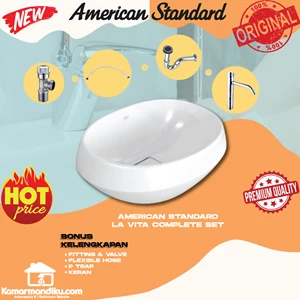 Paket Spesial Wastafel American Standard LA VITA Set Komplit