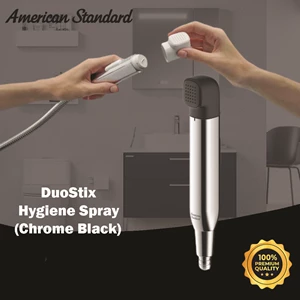 American Standard DuoSTIX Hyigene Spray CHROME&BLACK Toilet Spray