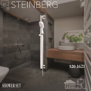 STEINBERG 120 1621 SHOWER SET with slide rail hand shower 3 function metal hose