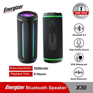 Speaker Bluetooth X30 Energizer 5.3 Wireless Bass 6D Audio Speaker Tahan Air BTS-351