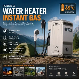 Portable Instant Water Heater Gas Premium Outdoor/Indoor