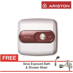 Water Heater Listrik Ariston Nano 10 Liter + seva Bath shower set