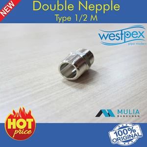 Double Nepple 1/2 M Copper