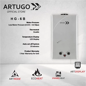 Water Heater Gas ARTUGO HG 6 B