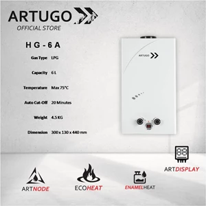 Water Heater Gas ARTUGO HG 6 A