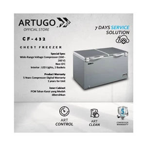 Chest Cooler Stainless Grey ARTUGO CF 432