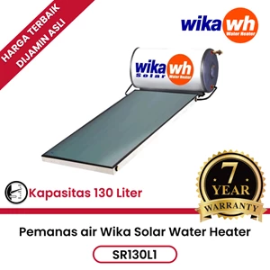 Pemanas air tenaga matahari solar water heater Wika SR130L1 kapasitas 130 liter garansi 7 Tahun