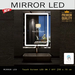 Mirror LED Kaca Cermin lampu kamar mandi mewah premium quality terbaru