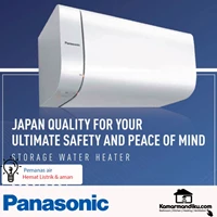Panasonic pemanas air water heater Listrik 15 Ltr low watt garansi 7 thn