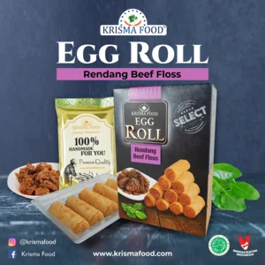 Rendang Beef Floss Egg Roll Box "New" ( Kue Kering )