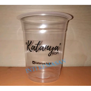 PLASTIC 12 oz Plastic Cup / PLASTIC CUP / BEVERAGE CUP / BOBA CUP