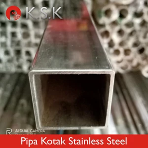 Pipa Kotak Stainless Steel