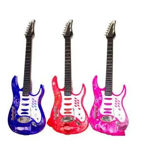 Mainan Gitar Anak Set Mikrophone & Ampilifier (HK-8010D)
