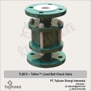 TLBCV – Teflon™ Lined Ball Check Valve