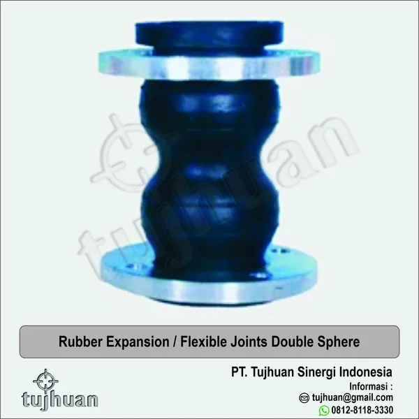 Rubber Expansion / Flexible Joints Double Sphere 