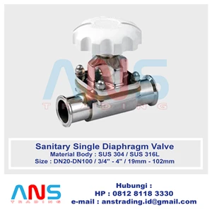 Sanitary Single Diaphragm Valve