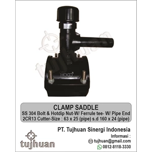 Clamp Saddle with Ferrule Tee with Pipe end (Ferrule Clamp)