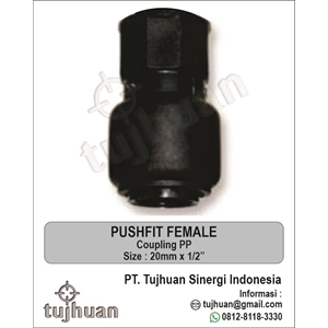 Push Fit Female Coupling PP (Fitting Female)