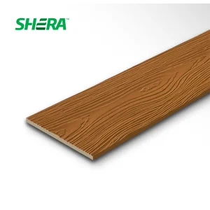 Papan kayu  SHERA pengganti kayu alami Tekstur Jati Pasir Emas Jati
