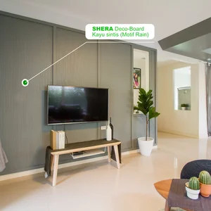 SHERA Deco-Board Kayu sintis (Motif Rain)