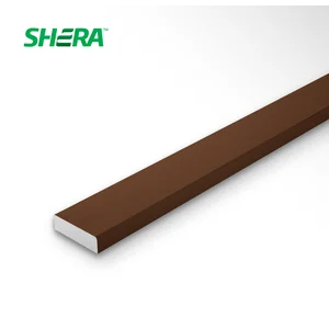 SHERA Floor Plank V-Cut Edge Tekstur Cassia Merbau Brown