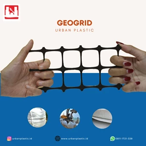 Geogrid Uniaxial / Geogrid Merk Urban Plastic (kN 30)