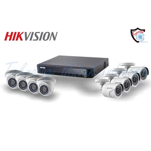 Package Of 8 Hikvision Analog Cctv Cameras
