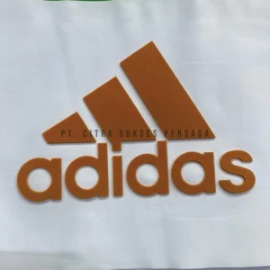 Custom pembuatan Flocking Heat Transfer Label