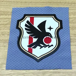 [Jasa Cetak Label] Silicone Transfer Timbul Logo Tim Bola International Japan