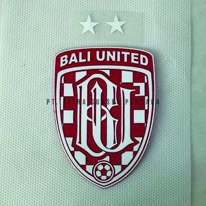 Logo 3D TPU Bali United FC TPU Silicone on Tatami Heat Transfer Label