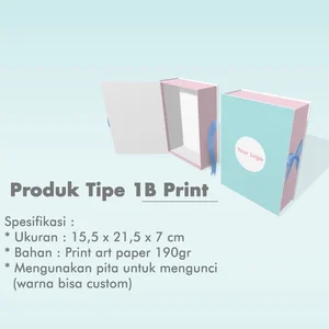 Kotak Kado Pita Eksklusif Size 155 x 215 x 70 mm