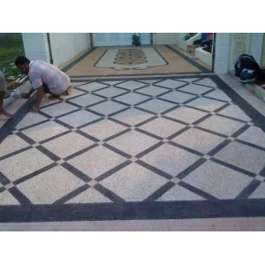 Contoh Motif Carport Batu Alam