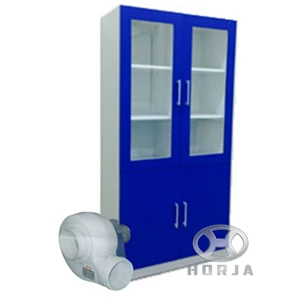 Chemical Storage Laboratory Cabinets with Exhaust Blowers