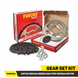 GEARBOX AXLE SPROCKET DAN GEAR PARTS HONDA SUPRA FIT NEW 36T (KTL) (36T / 14T / 428H X 106L )