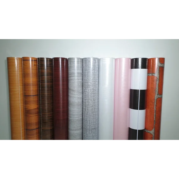 Wallpaper Sticker Dinding Motif Kayu Ukuran 45Cm X 10M