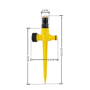 Penyemprot air taman Putar penyiram tanaman sprinkle water 360 spray