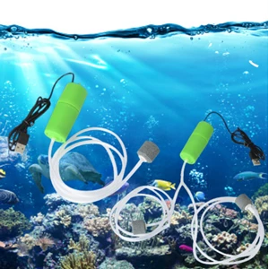 Pompa Aerator USB Aquarium Pompa Udara Pompa Oksigen Kolam Ikan Silent Pompa Aerator