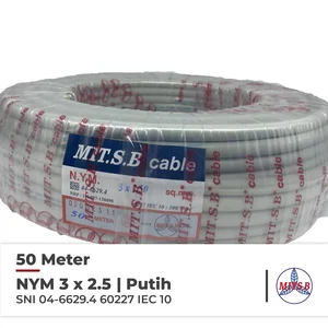 Kabel Listrik Nym Mitsuba 3X2.5 @50Meter Sni Tembaga Kawat Tunggal