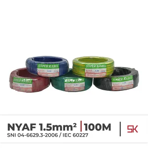 Kabel Listrik Serabut NYAF Super 1.5mm@100Meter SNI 