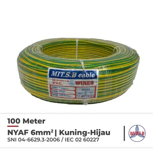 Kabel Listrik Serabut NYAF Mitsuba 6mm @100Meter SNI 