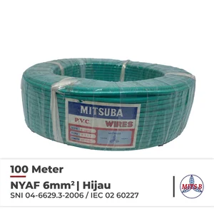Kabel Listrik Serabut NYAF Mitsuba 6mm @100Meter SNI 