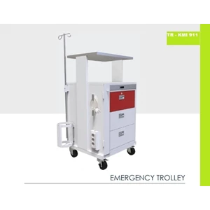 Troli Barang / Emergency Trolley Hospital Furniture