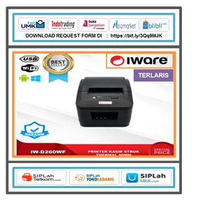  TJM-Printer Kasir Struk Thermal Iware IW-D260WF 80mm Wifi  USB - Printer Kasir