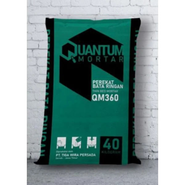 Mortar Quantum Qm360 Perekat Bata Ringan