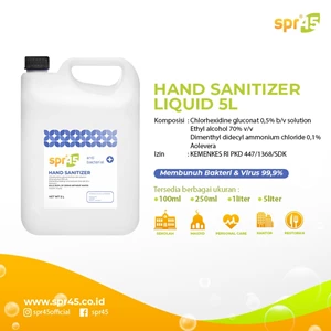 Hand Sanitizer Spr45 Gel 5 Liter
